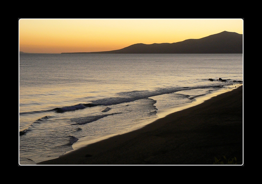 Ultima luce a Lanzarote