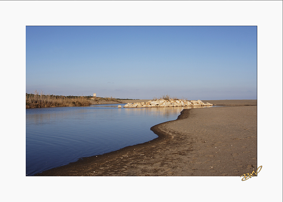 Paesaggio sardo: foce