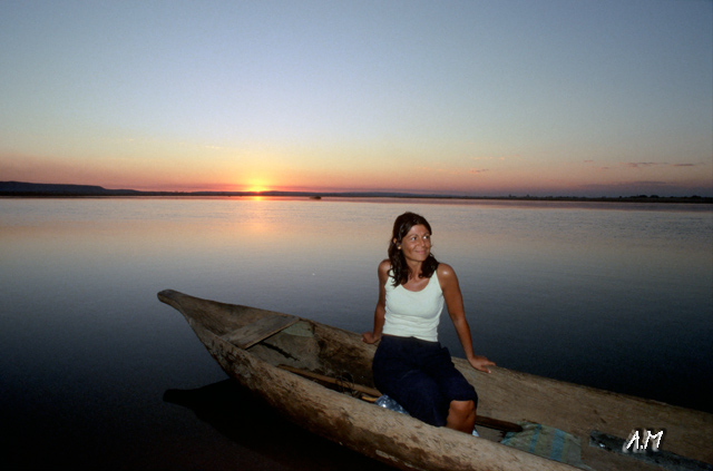 Madagascar - Tramonto sullo Tsiribihina