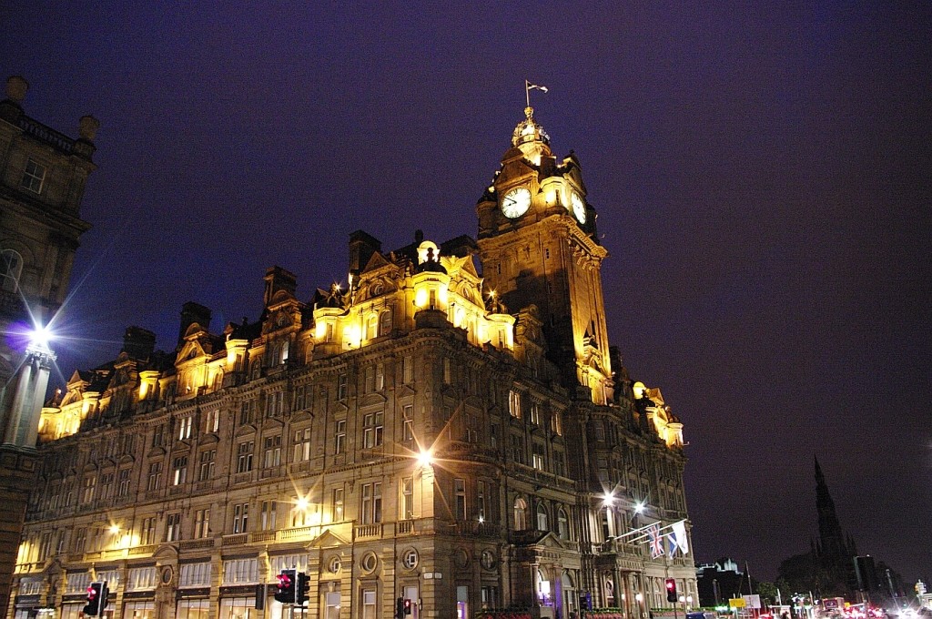 edimburgo di notte