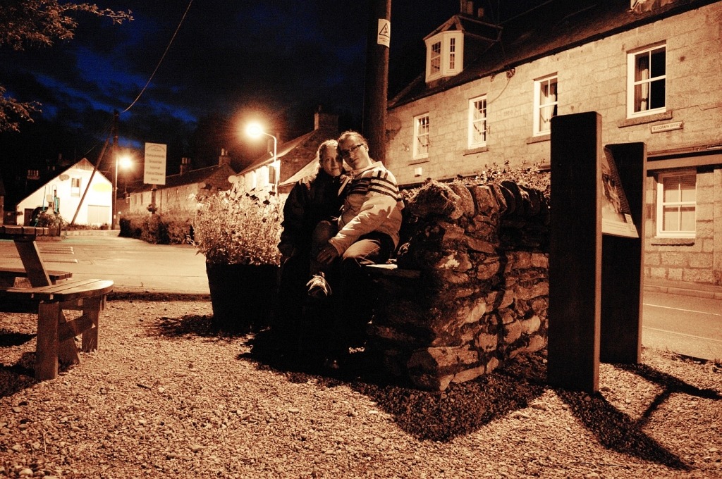 a bench in kirkmichael