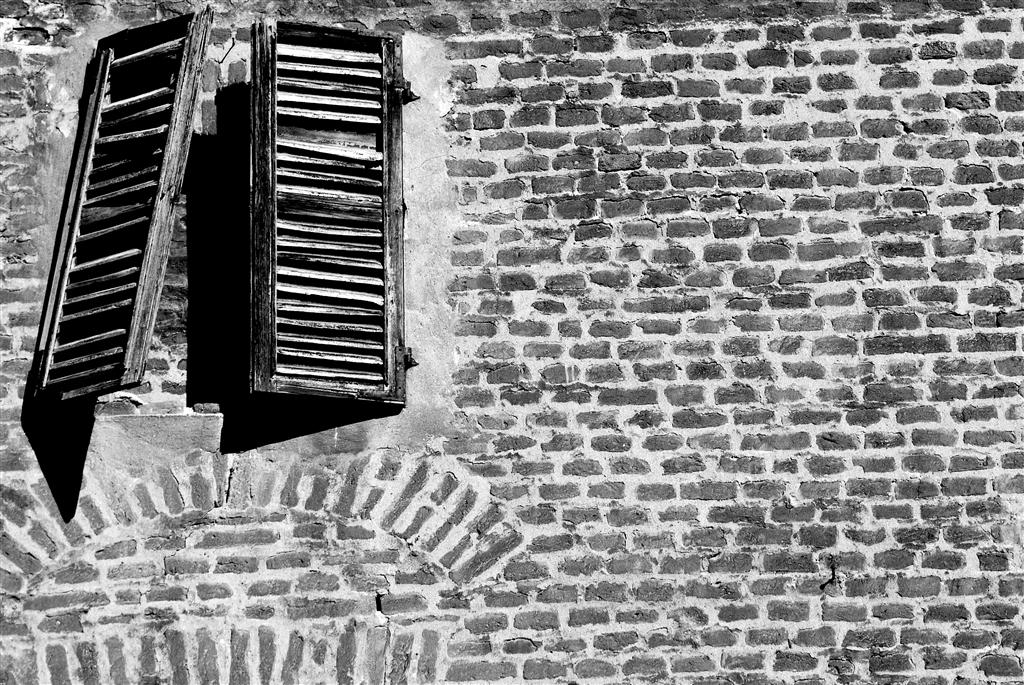 Persiane senza finestra