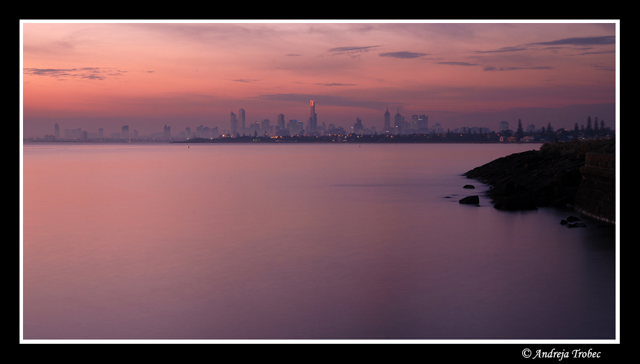 Melbourne at twilight