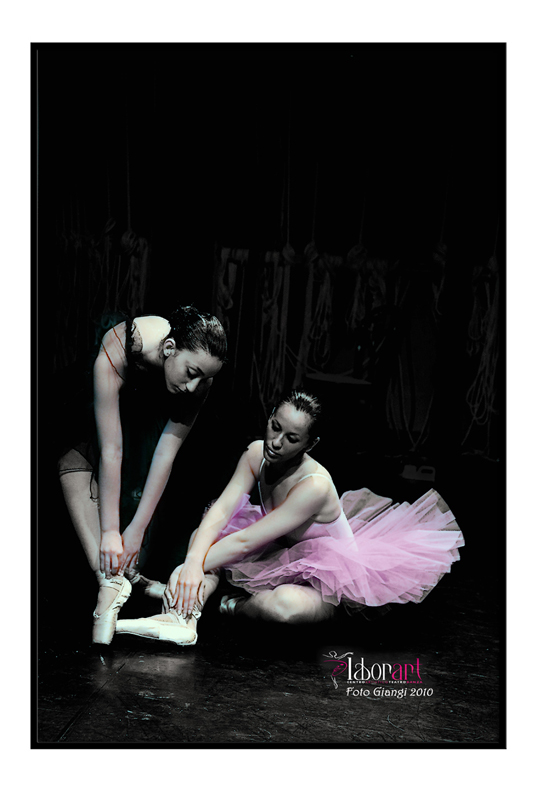 Ballerine dietro le quinte