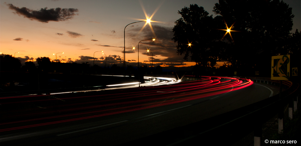 Traffico di una domenica estiva