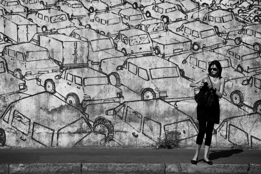 Aspettando nel traffico ...