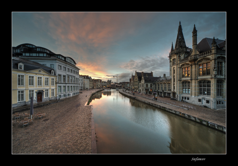 riflessi di un tramonto