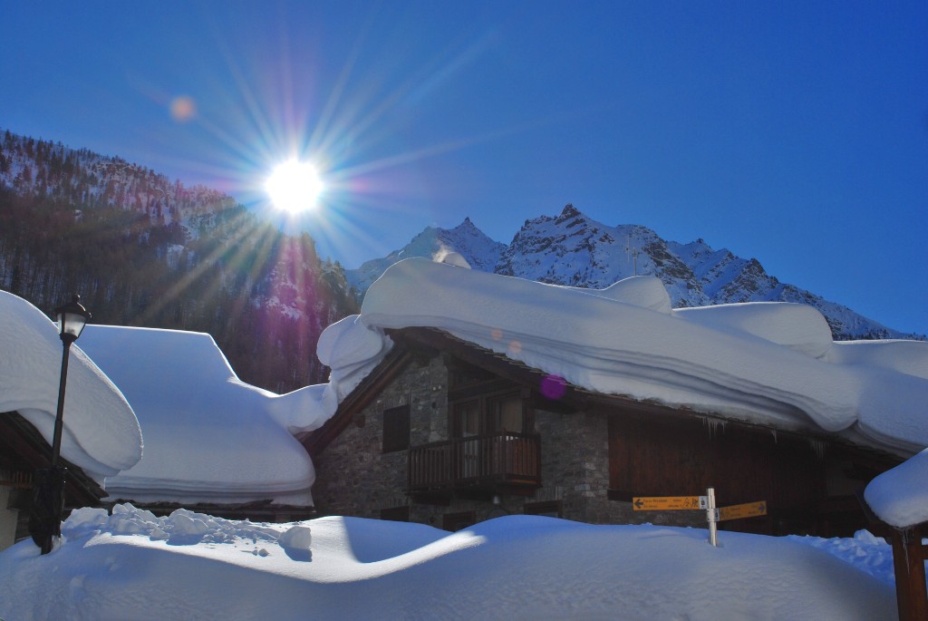 Neve a Rehmes Notre Dames (Valle d'Aosta)