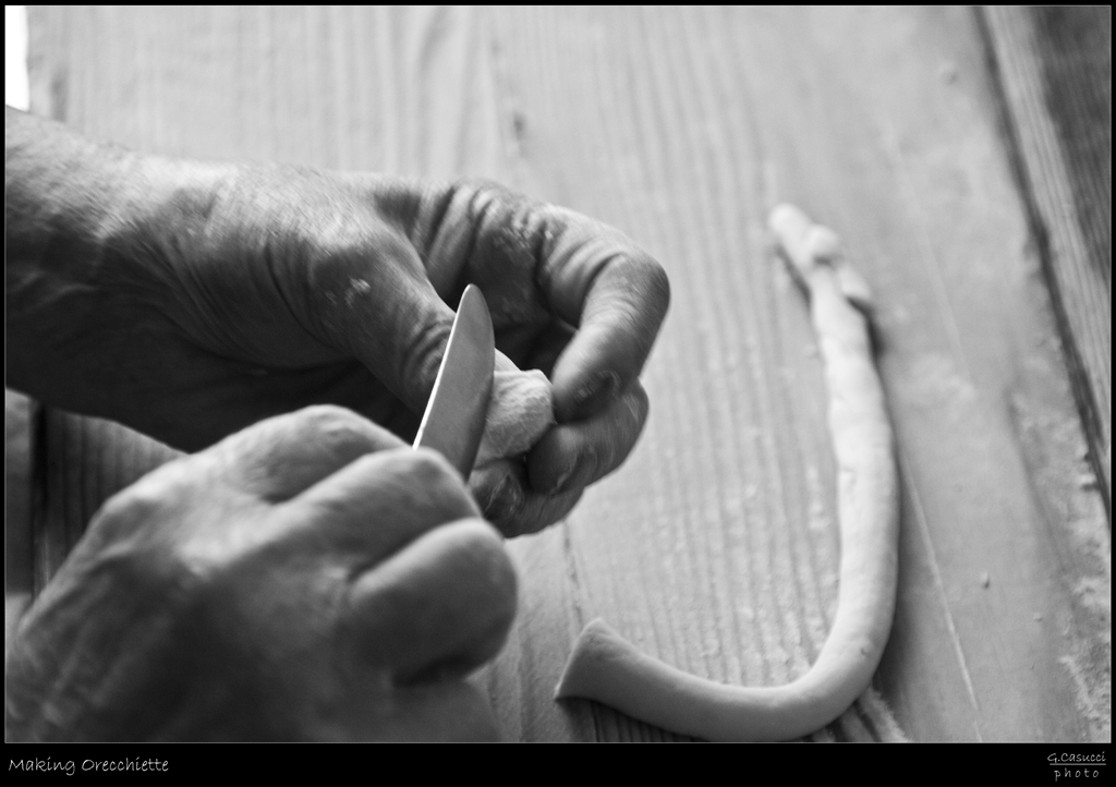 Making Orecchiette 1