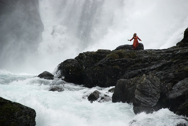 Dancing in the water