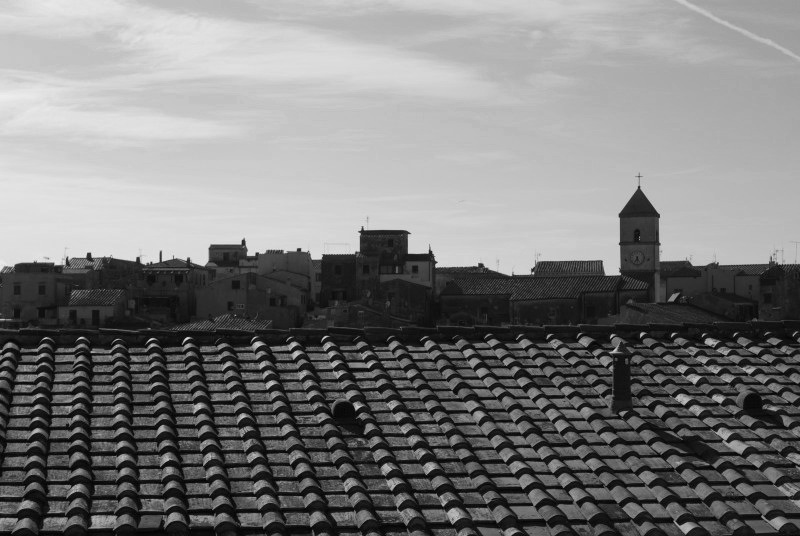 Tetti Capoliveri Elba B/N