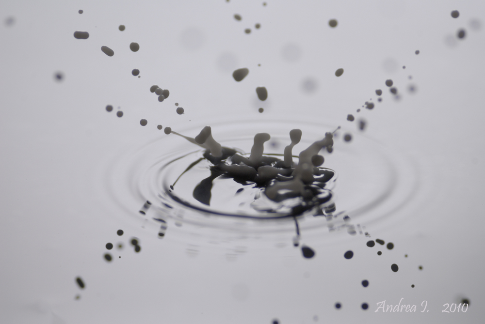 esposione di una goccia