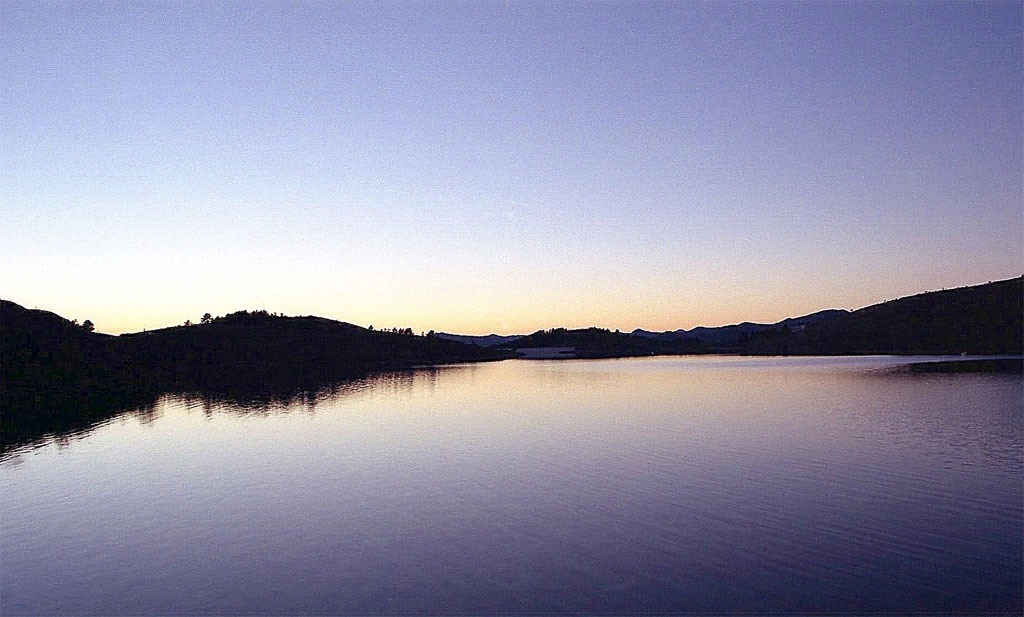 Laghi di Giacopiane alla sera (quiete totale)
