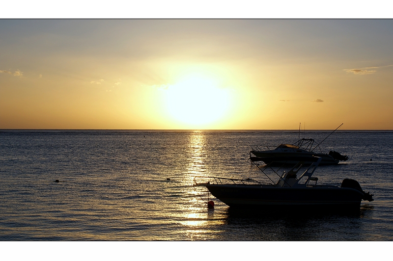 Sunset in Mauritius
