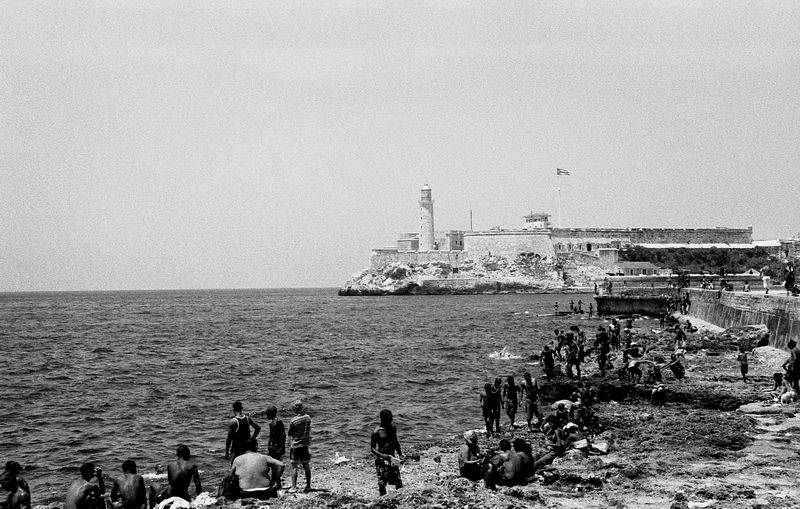 Bagni sul Malecon dell'Habana