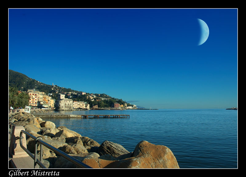 rapallo con luna