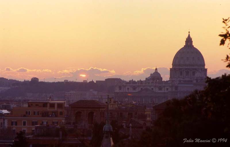 Tramonto sul Cuppolone