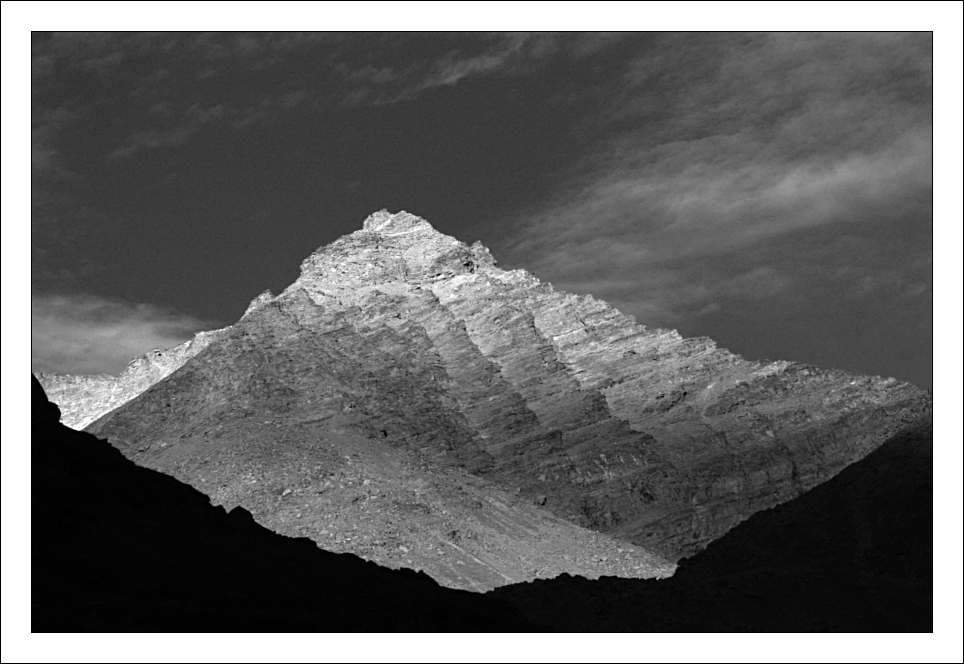 In montagna al tramonto