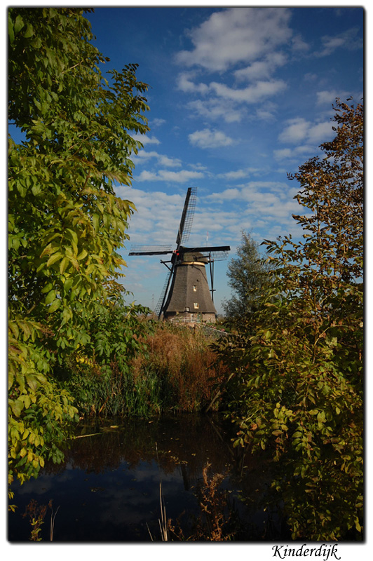 Mulino incorniciato a Kinderdijk