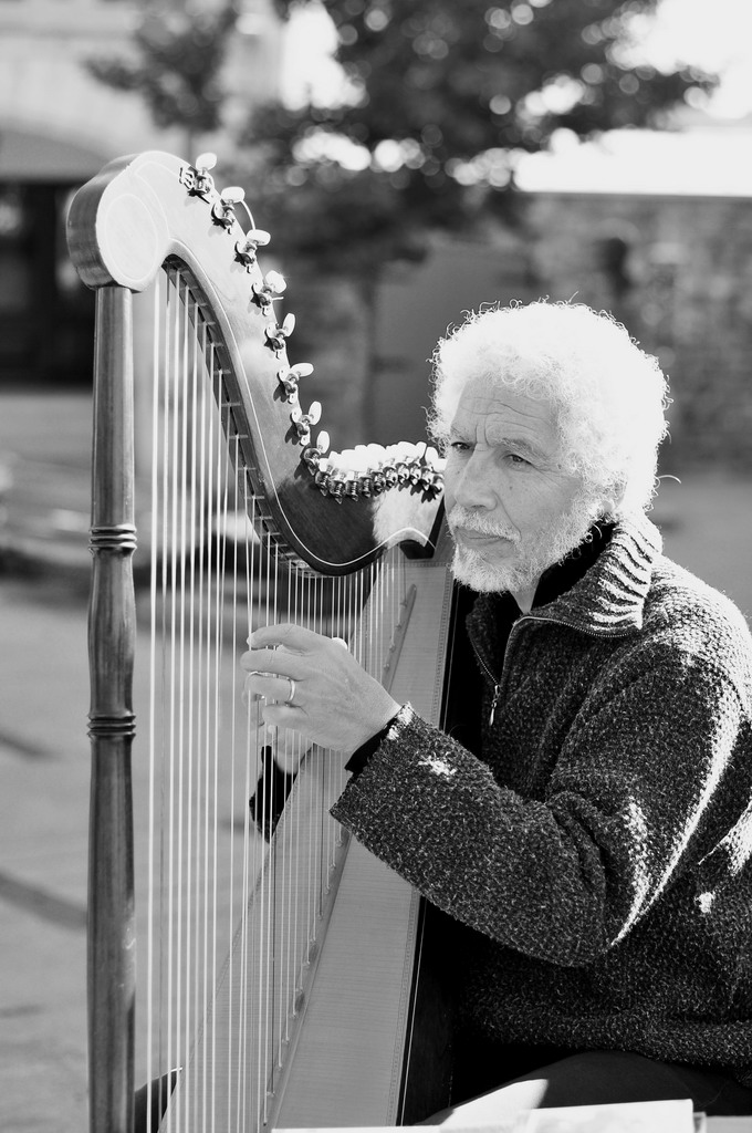artista di strada a Quebec City