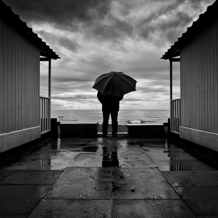 ...il mare d'inverno..una stagione  in biancoenero...