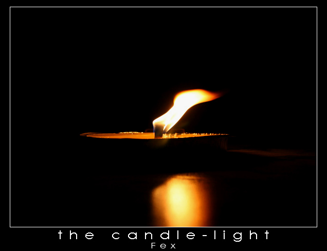 the candle-light
