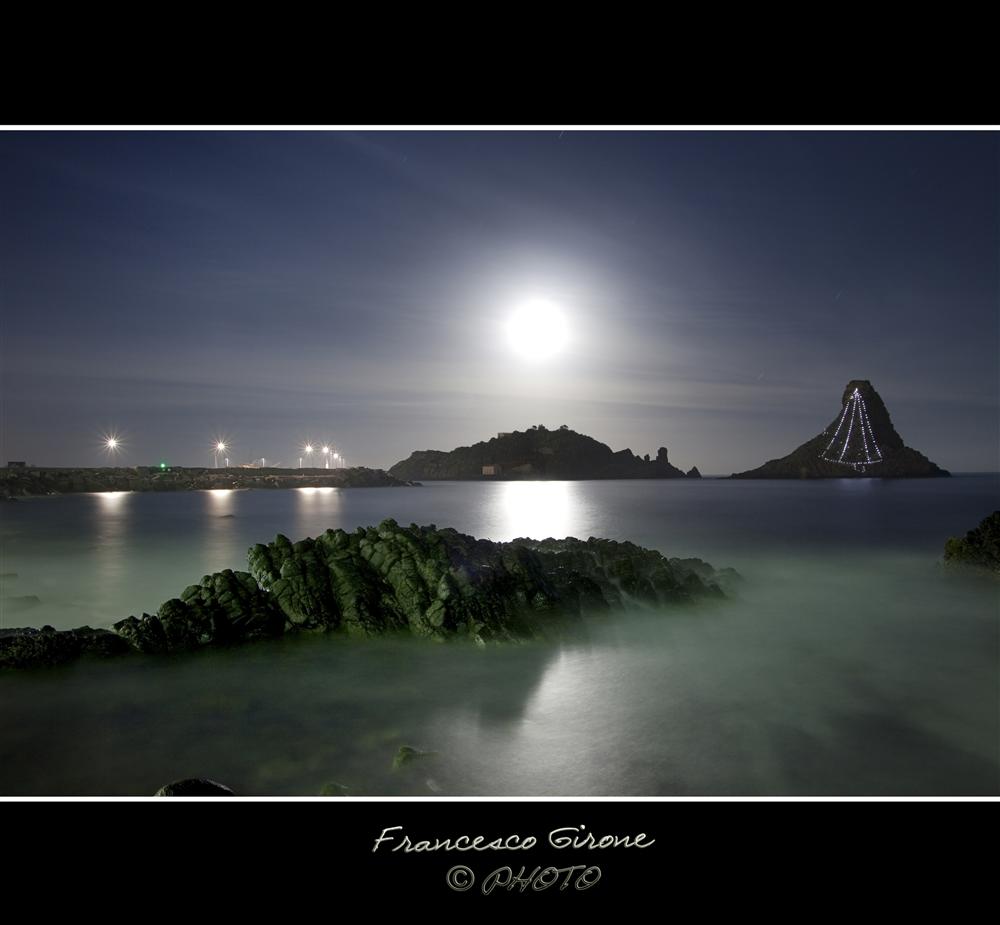 Acitrezza - luna piena natalizia