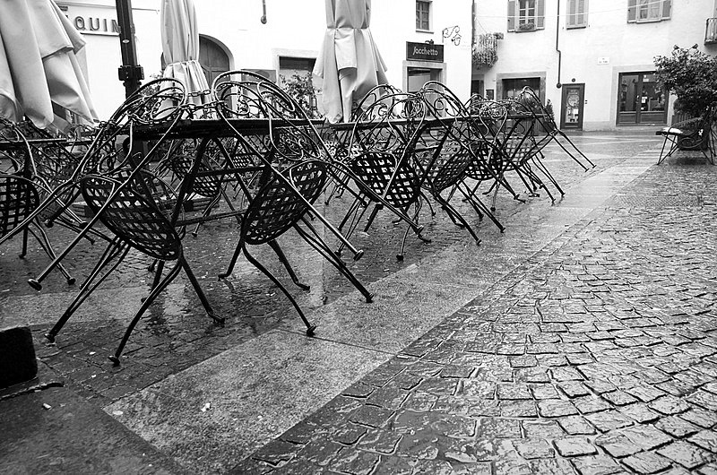 Vigilia con la pioggia