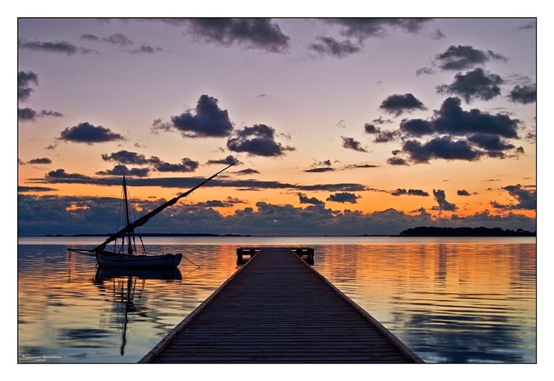 Un tramonto surreale