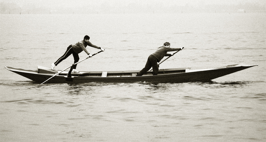 Allenamento di voga lagunare