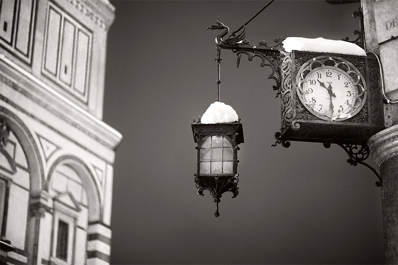 Florence in the snow