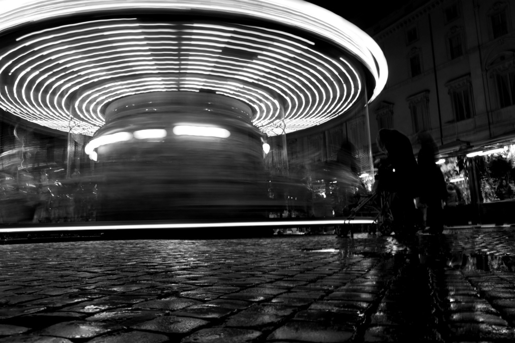 Pap� portami alle giostre!