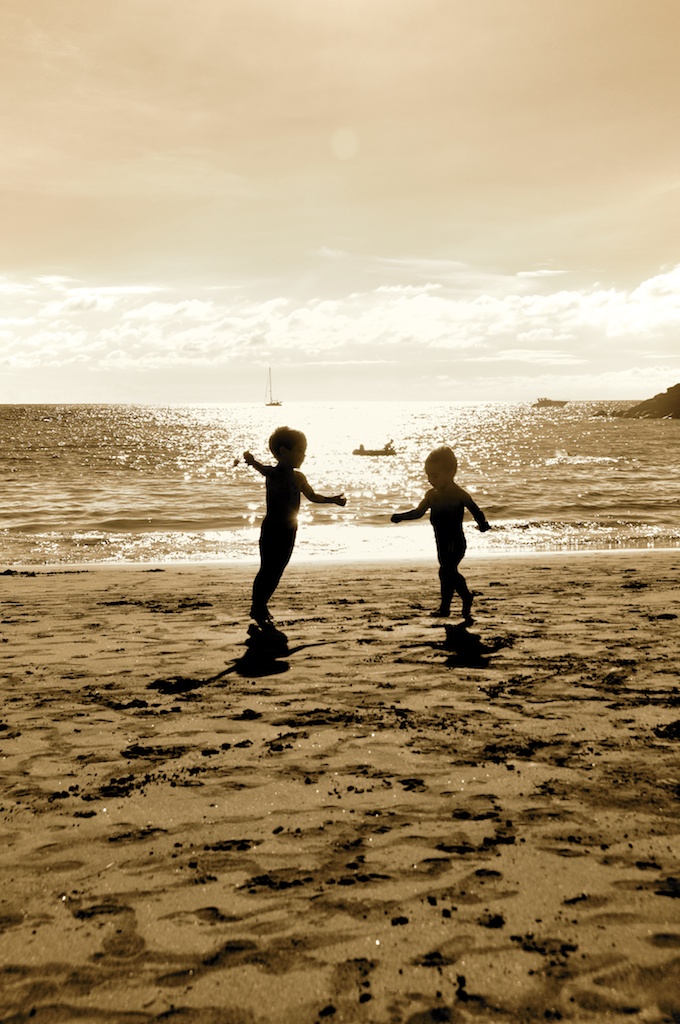 Giocando in controluce