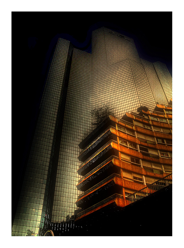 Parigi - Palazzo Total Quartiere La Defense - era post atomica