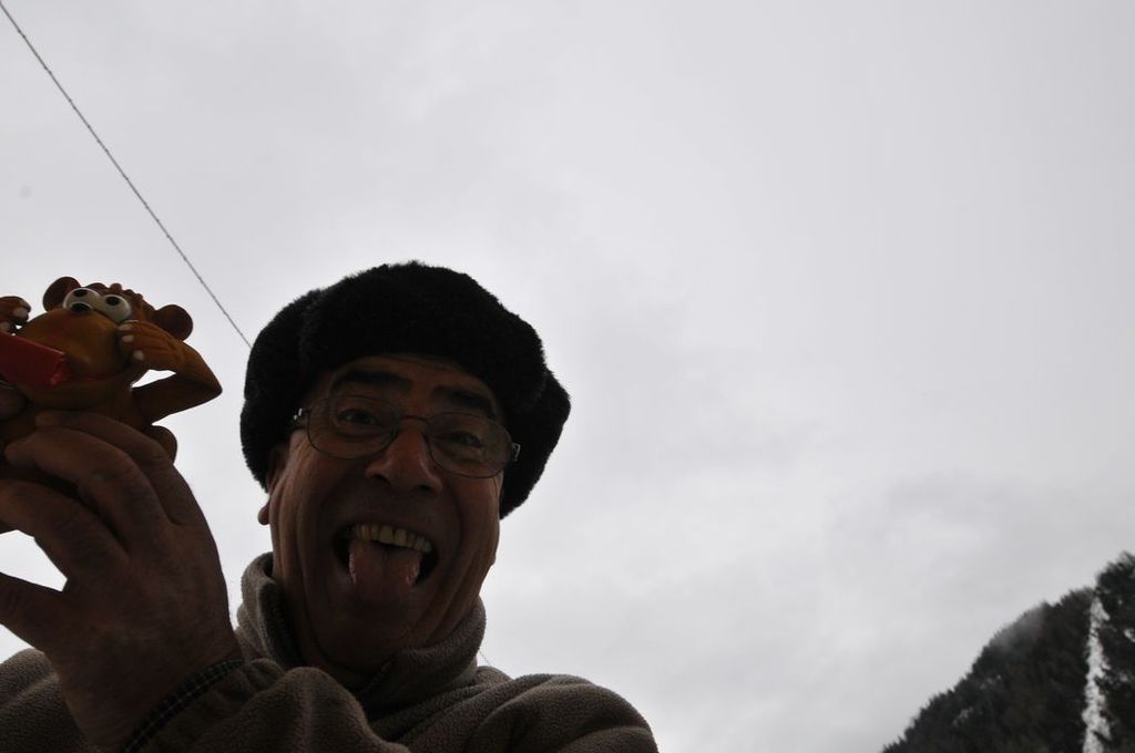 Il nonno che fa lo scemo!