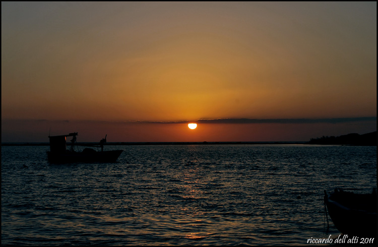 elogio della luce al tramonto