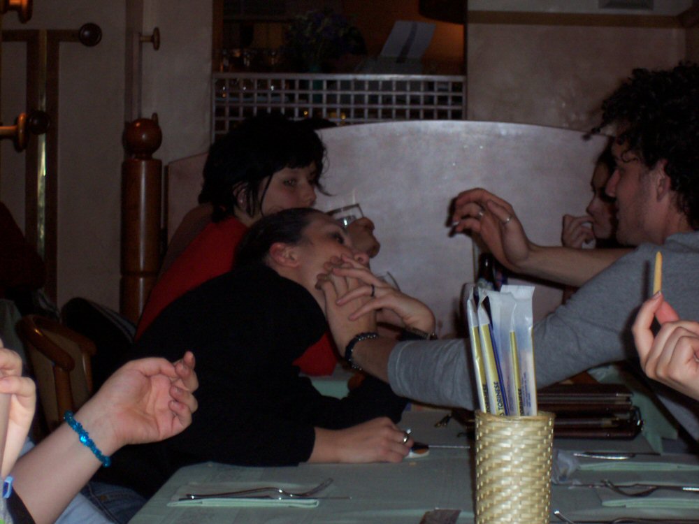 In pizzeria