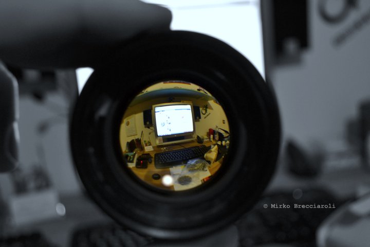 Prova di scatto con lente fisheye