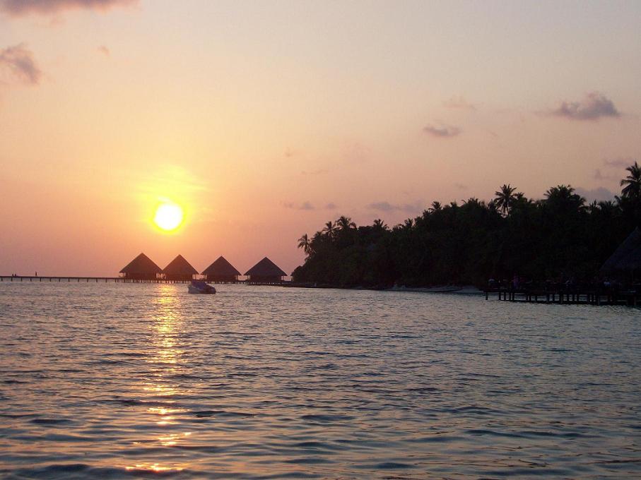 Tramonto, Maldive