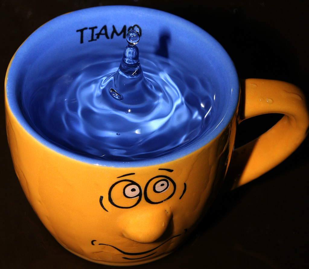 Acqua in tazza