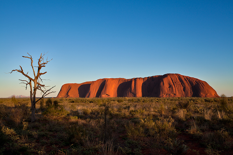 Alba su Uluru,Norther Territory,Australia