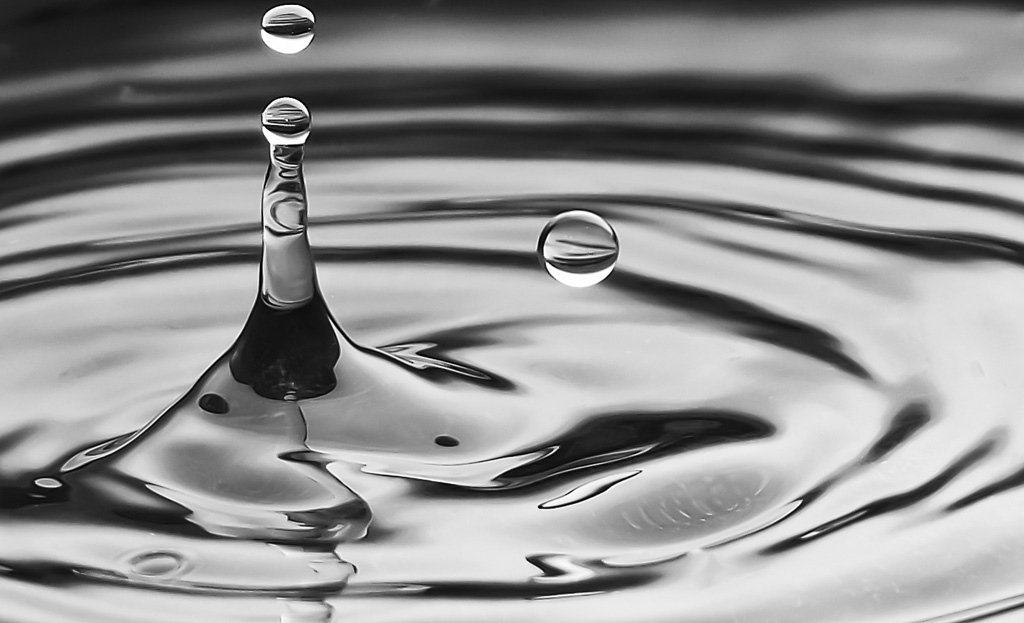 Goccia bianco e nero