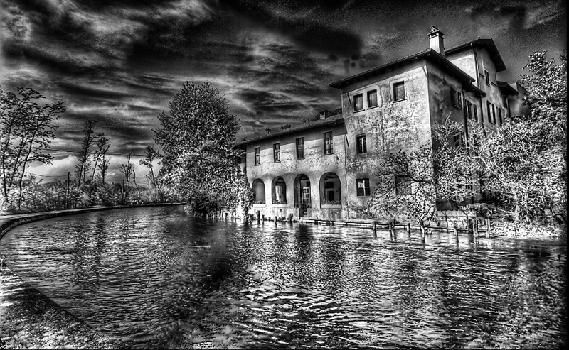 il Naviglio Grande a Castelletto di Cuggiono