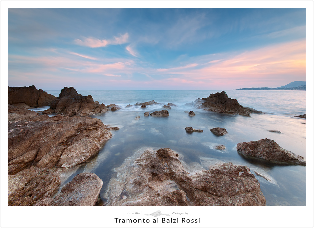 Tramonto ai Balzi Rossi