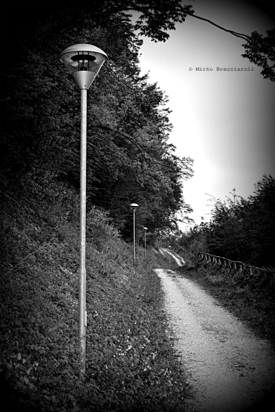 Sentiero e Lampioni