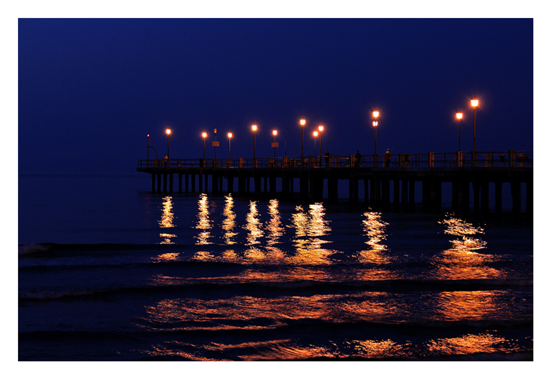 Alassio notte - il molo