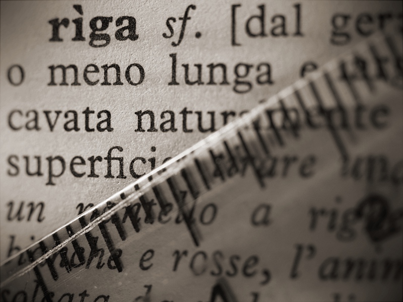 [Contest 54 - Righe] Sulle righe della riga c'� una riga con la riga