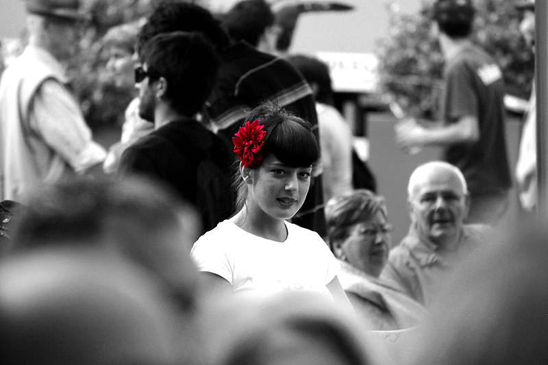 Un fiore in mezzo al caos