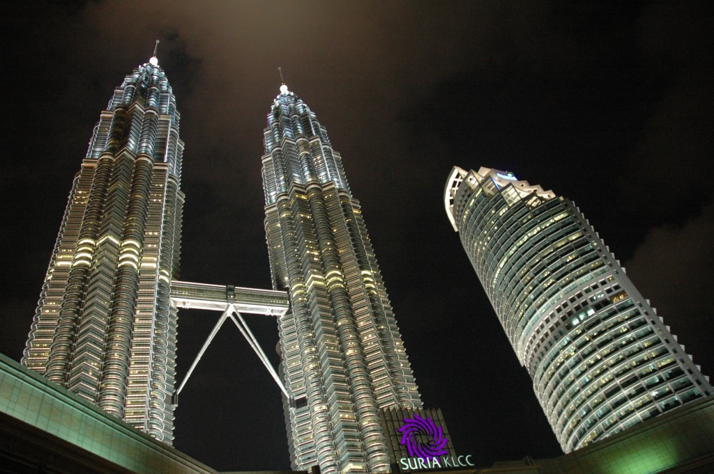 Twin Towers by Night
