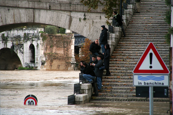 tevere in piena
